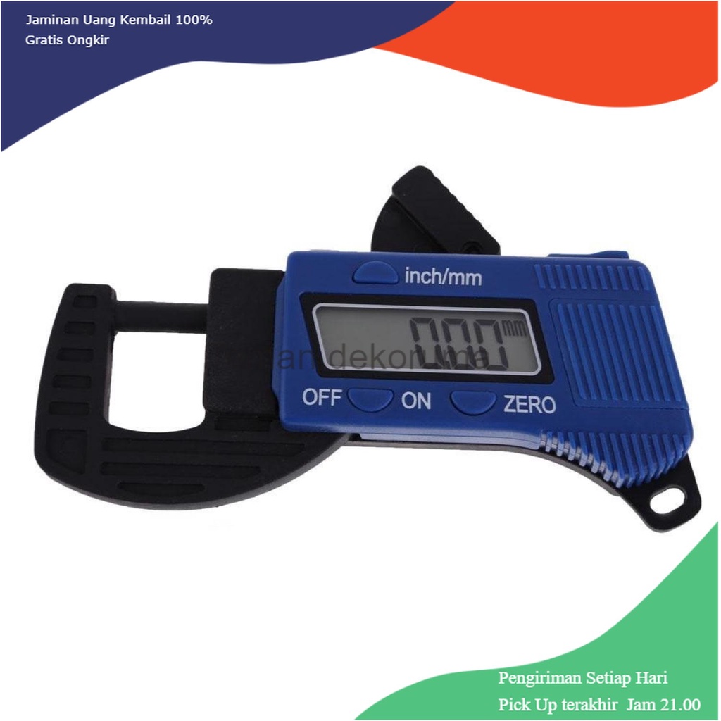 TD - PKK Carbon Fiber Digital Thickness Caliper Micrometer Gauge - TDT25