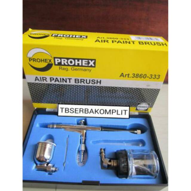 

Air paint Brush kit spray gun lukis alat cat air brush pistol Prohex jerman asli