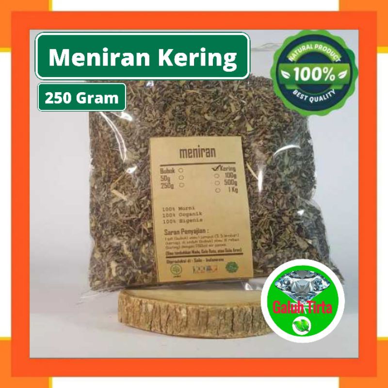 

250 Gram MENIRAN KERING murni asli original organik kualitas premium Phyllanthus Urinaria JSR