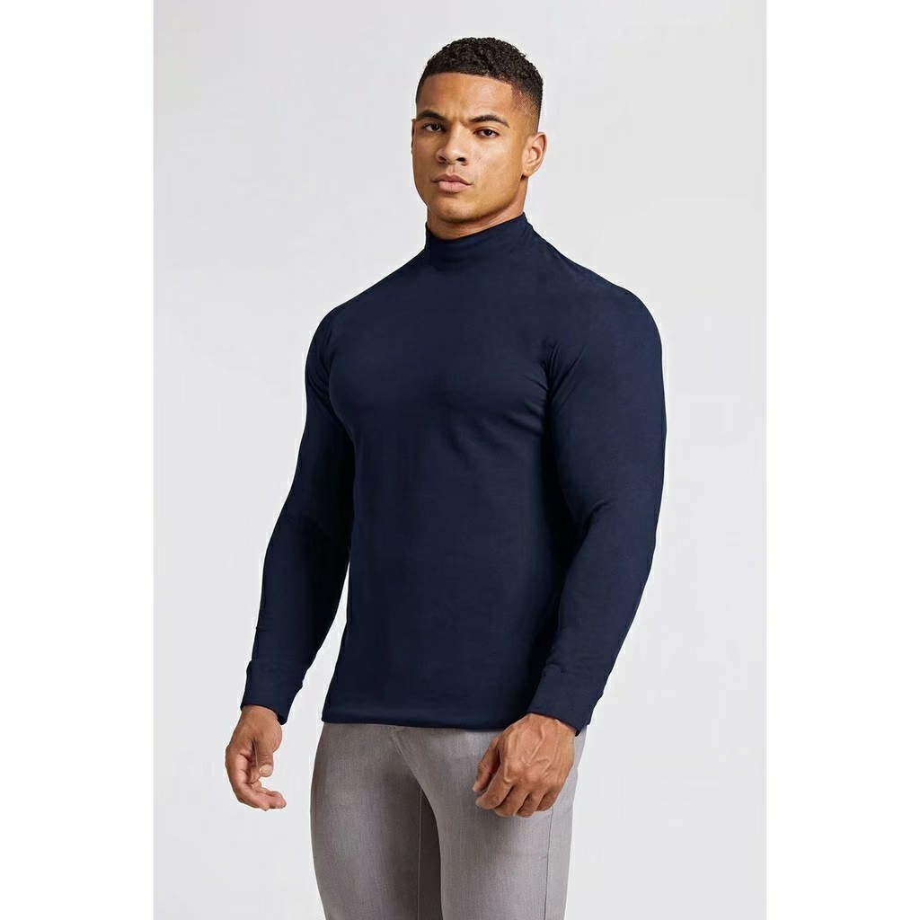 Sweater TURTLENECK pria lengan panjang longsleeve distro korea