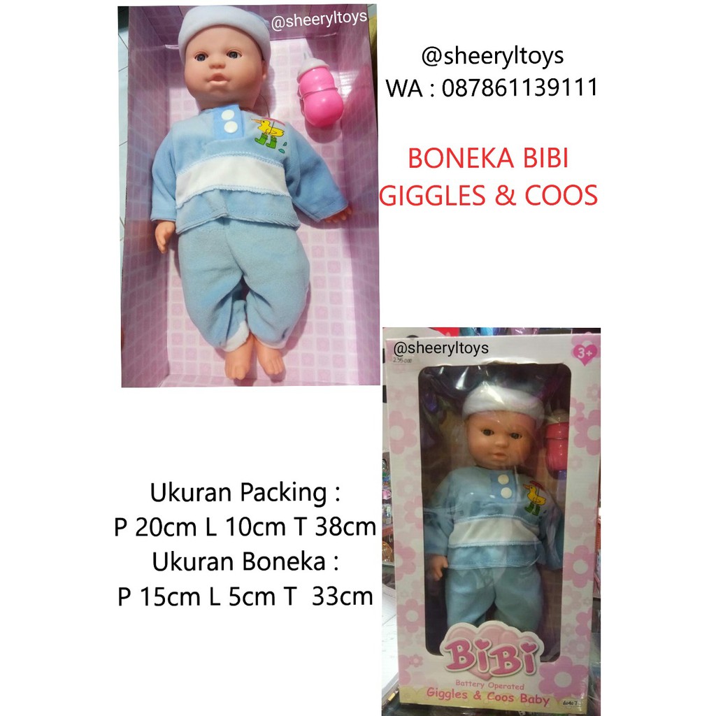 (COD)BONEKA BIBI GIGGLES/Mimik Wajah/Mata bisa berubah