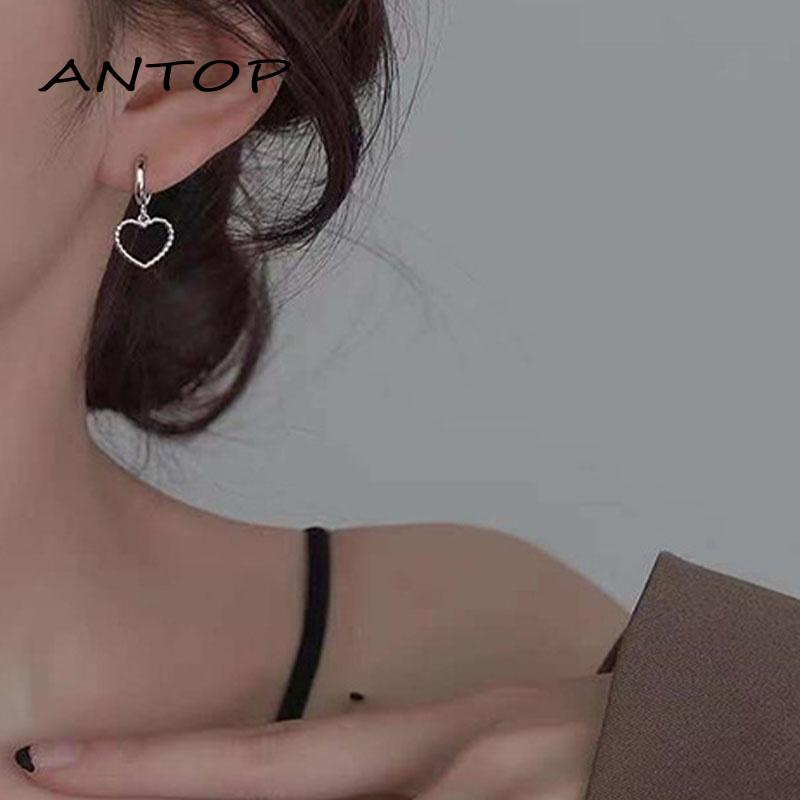 Anting Klip S925 Gaya Korea Untuk Wanita