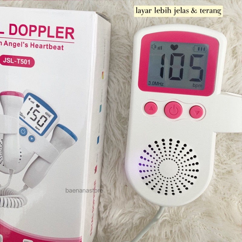 Paket Fetal Doppler dan Jelly - Dopler - Alat Deteksi Denyut Jantung Bayi