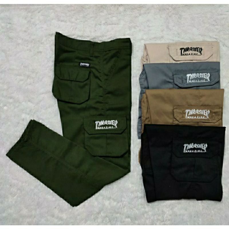 TERLARIS Celana cargo panjang pria premium distro Quality 100% size 28-33