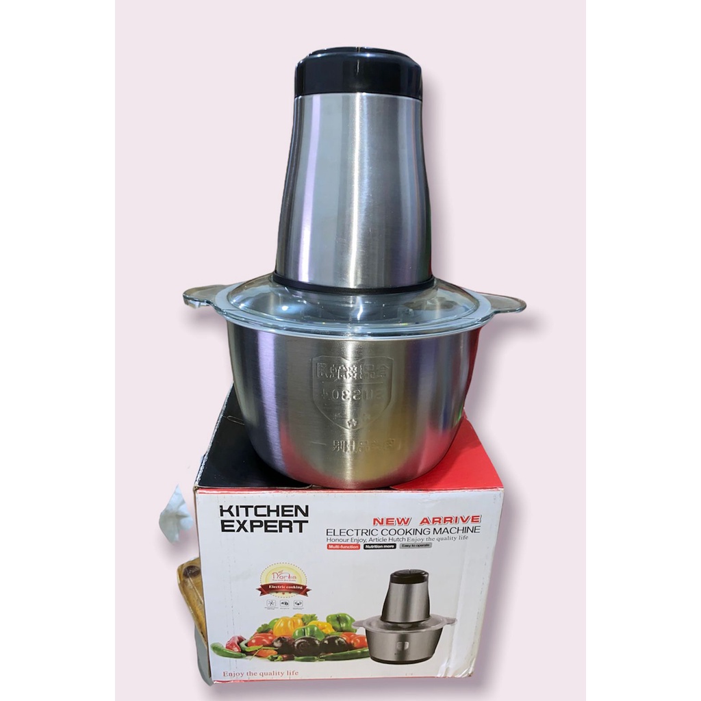 BLENDER DAGING STAINLESS 2 LITER MEAT GRINDER BLENDER KAPSUL CAPSULE CHOPPER DAGING FBL