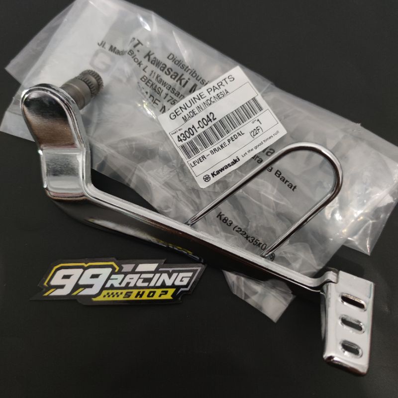PEDAL REM LEVER BRAKE PEDAL NINJA R SS ORIGINAL 43001-0042