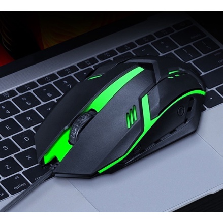 Mouse gaming murah kabel RGB led 3D optical usb-DPI1000