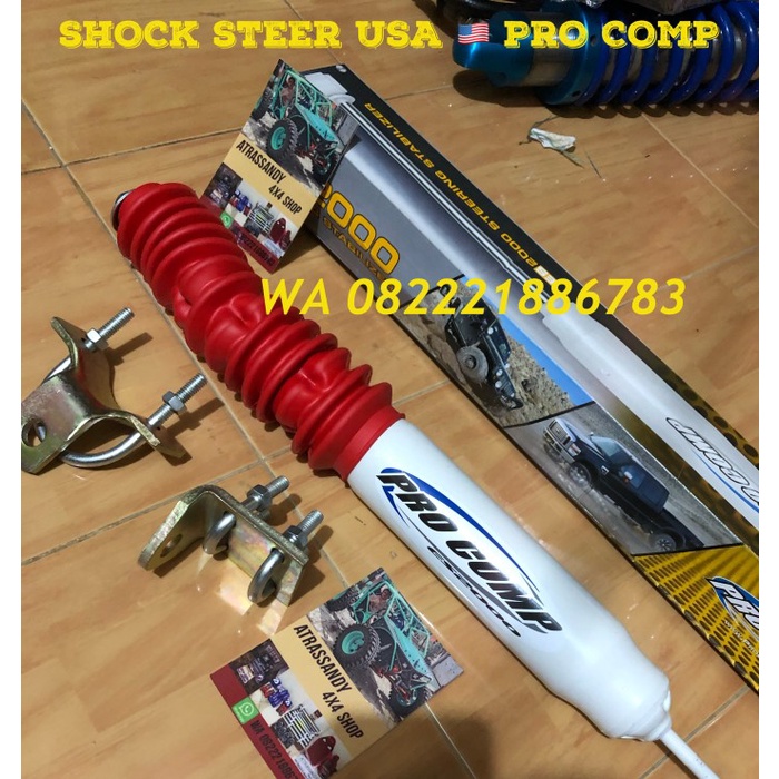 Jual Shock steer sok stir stabilizer jimny taft hardtop vitara procomp