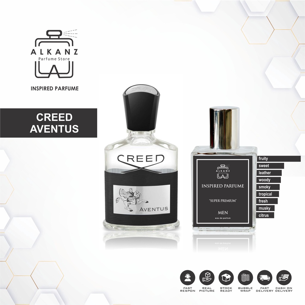 Inspired Parfum Creed Aventus Men Parfume Farfum Perfume Minyak Wangi Tahan Lama Pria Cowok Laki EDP