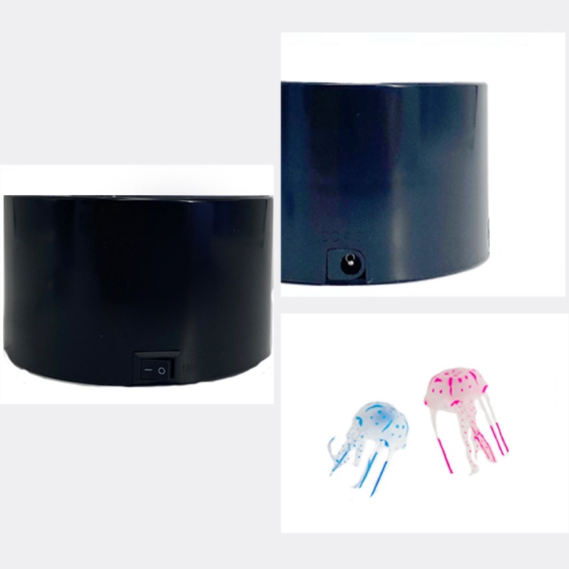 Zzz Lampu Malam LED Mini Bentuk Ubur-Ubur Tenaga USB Untuk Akuarium