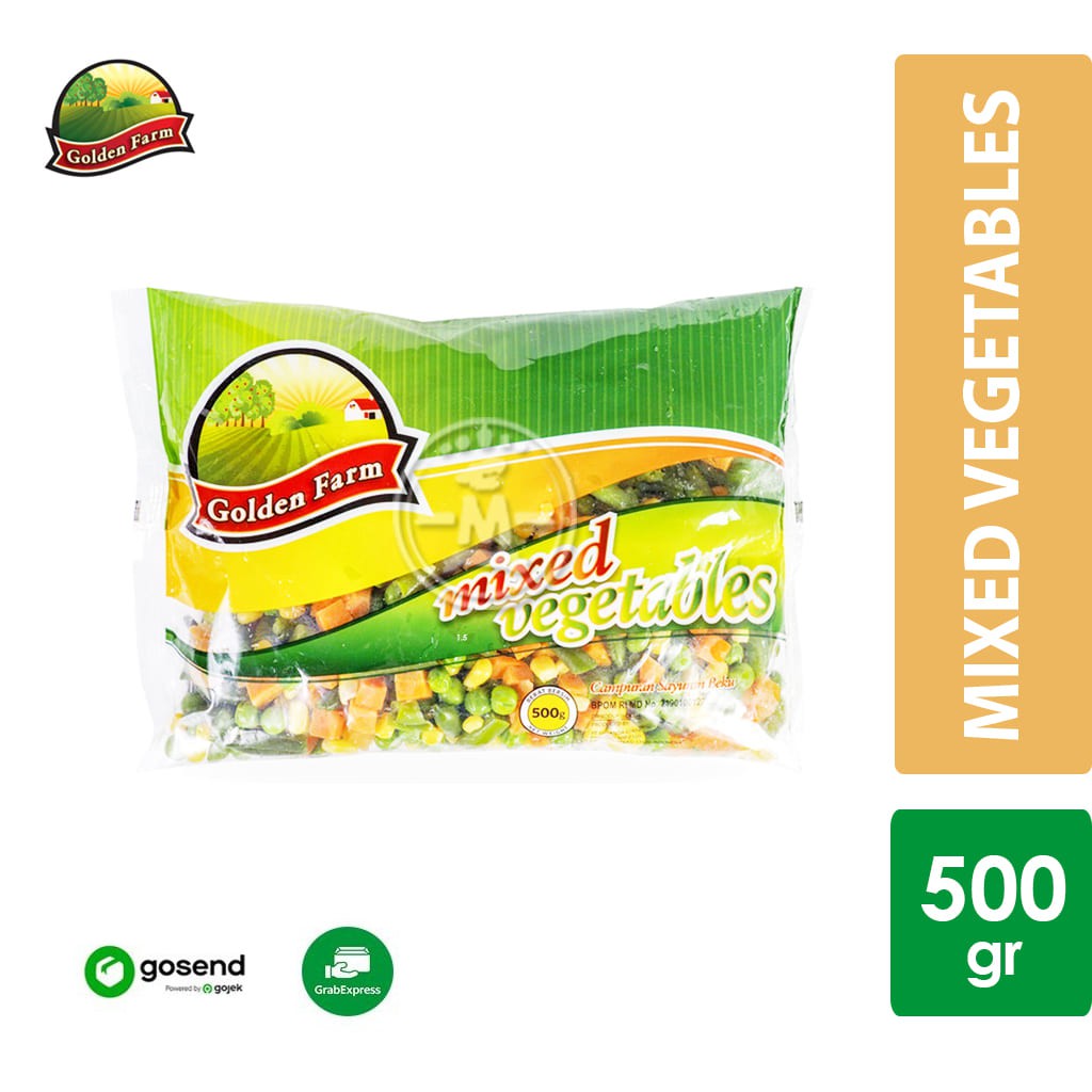 

Golden Farm Mix Vegetable / Campuran Sayuran Beku [500 gr] KHUSUS INSTANT