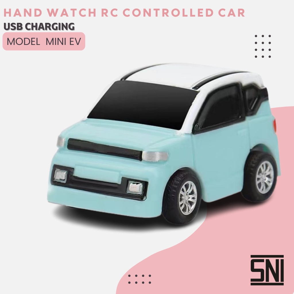 Mobil Remote Control  Mainan Jam Tangan Model Mini EV electric cocok untuk Hadiah Anak Ulang Tahun