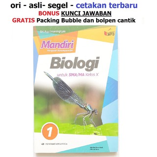 Nn Buku Mandiri Biologi Sma Jilid 1 Kelas 10 K13 Soal Jawaban Kurtilas Shopee Indonesia