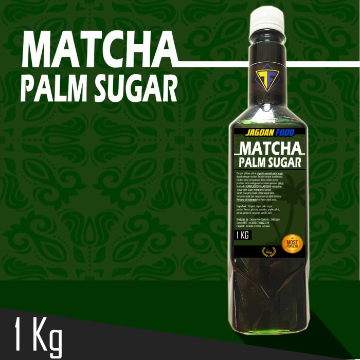 

1kg Sirup Gula Matcha green tea Aren Palm Sugar JF
