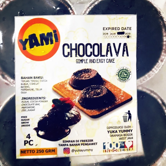 

Yami chocolava isi 4 pcs