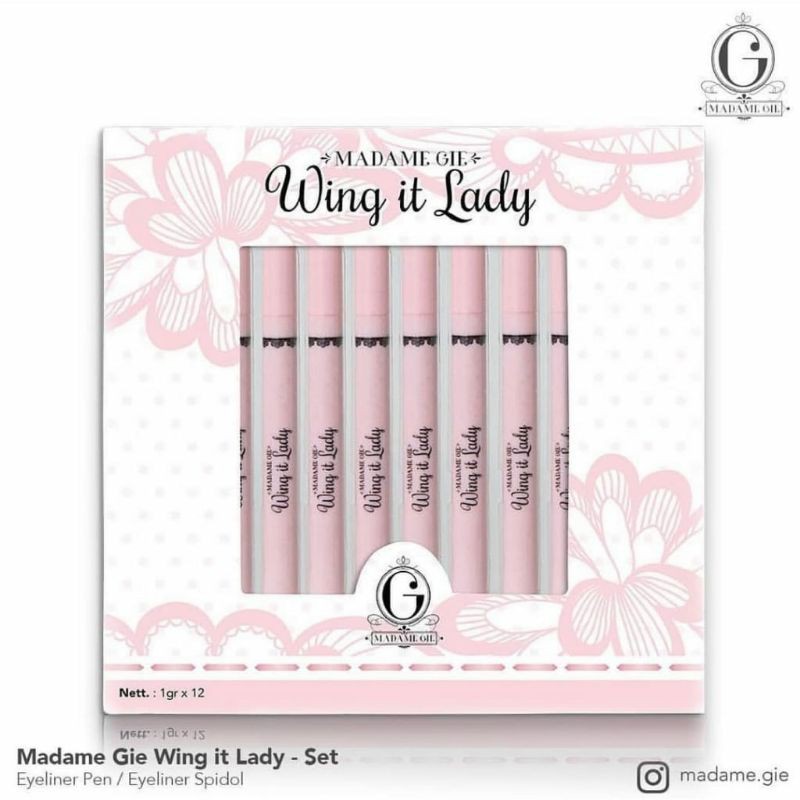 MADAME GIE Wing It Lady - MakeUp Eyeliner Black Waterproof