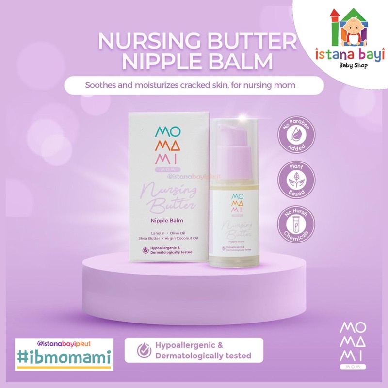 Momami Nursing Butter Nipple Balm 15ml - Cream lecet luka / Nipple cream