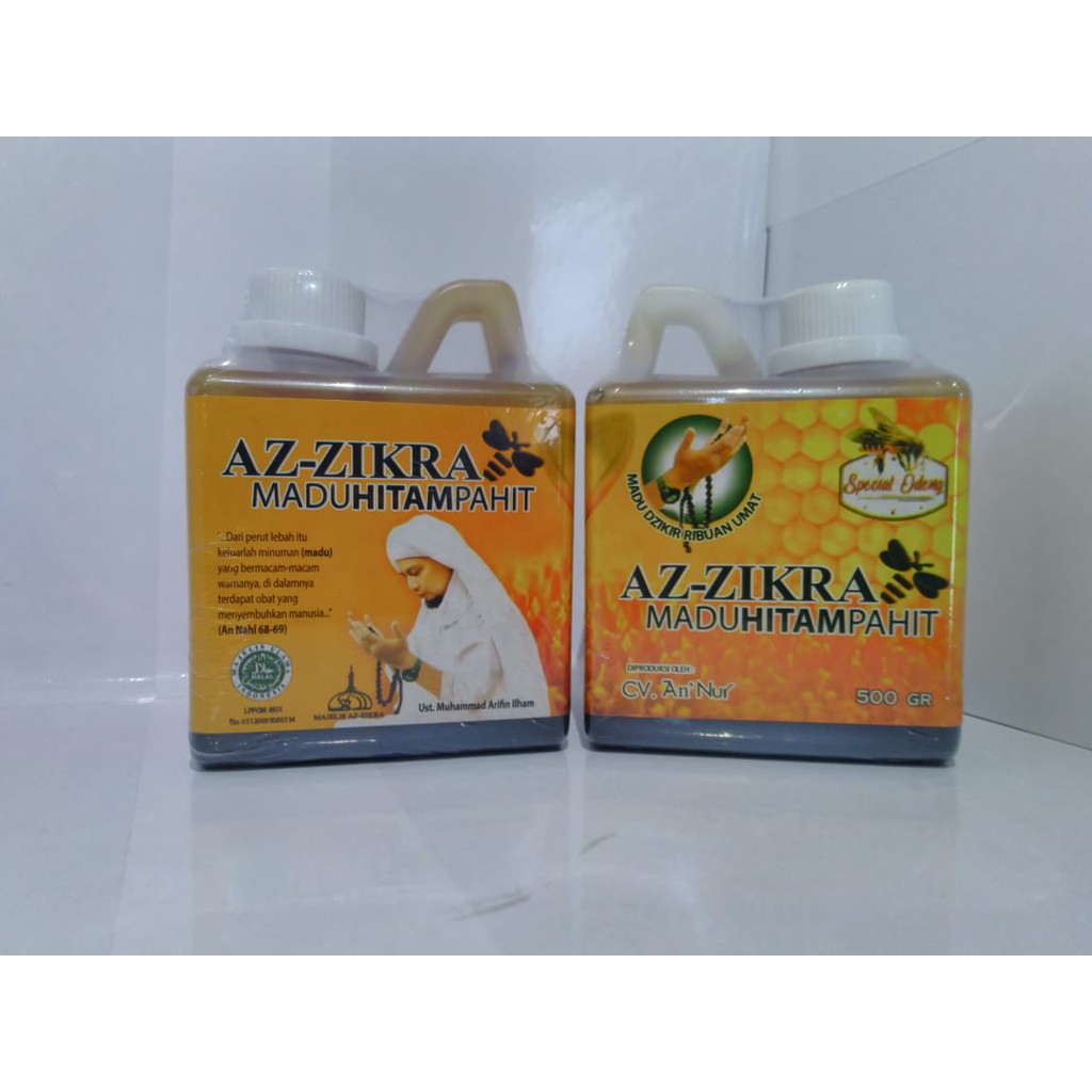Madu Hitam Pahit Azz   ikra 500 gram Az Zikra original asli murah grosir