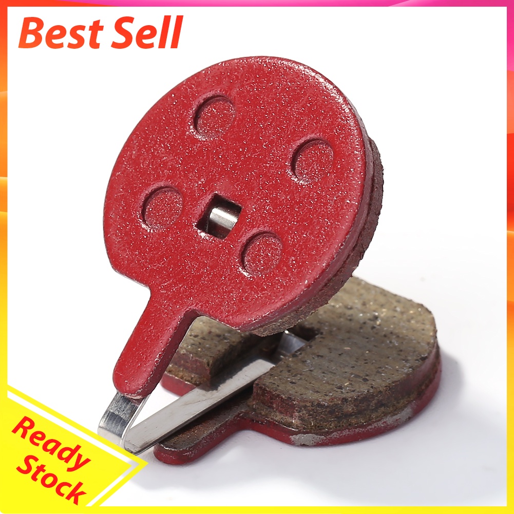 2 Sets Mountain Bicycle Brake Pads Wear-Resistant Quiet Bike Disc Brake Pad