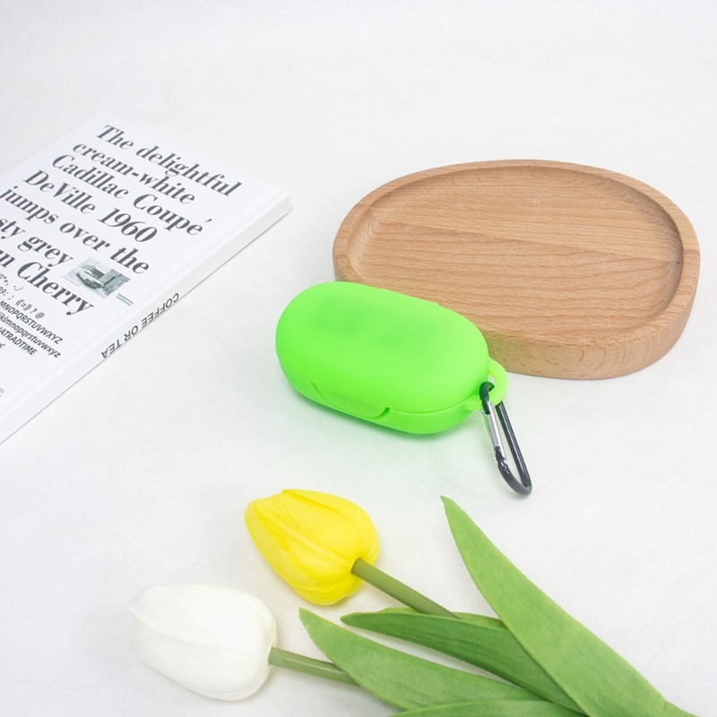 Btsg Cover Pelindung Case Silikon Ringan Dengan Karabiner Warna Hitam/Biru/Merah/Hijau Kompatibel Untuk Olahraga Ukuran Saku X10