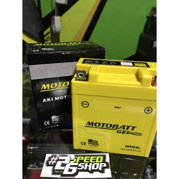 Aki MOTOBATT MTX3L