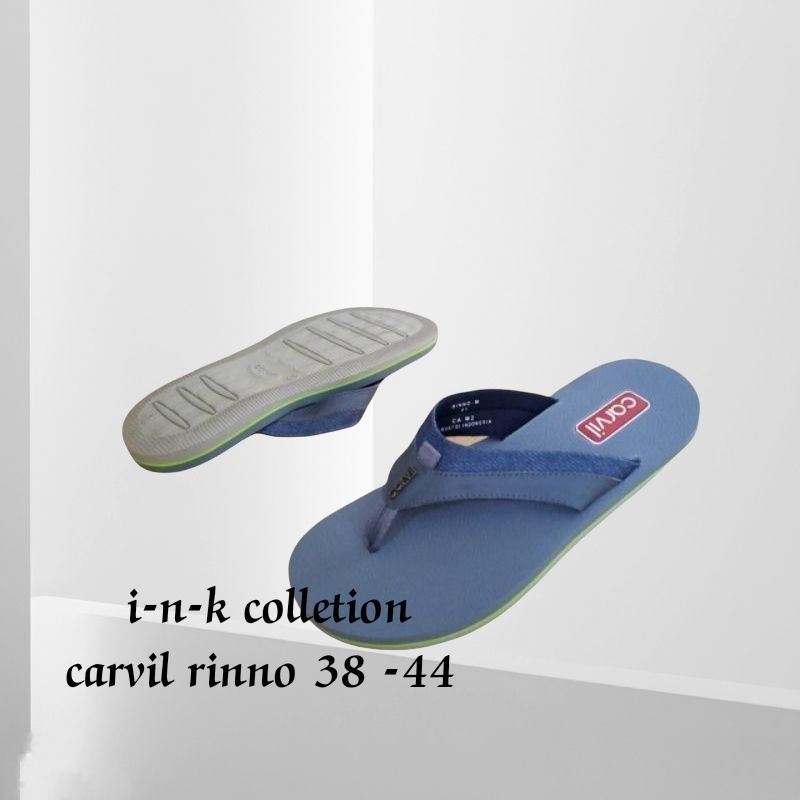 sandal jepit pria original carvil Flores empuk