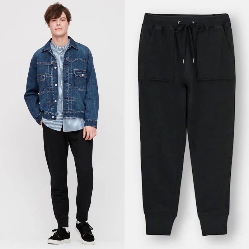 Jogger Pants GU Uniqlo HITAM Req By Aji