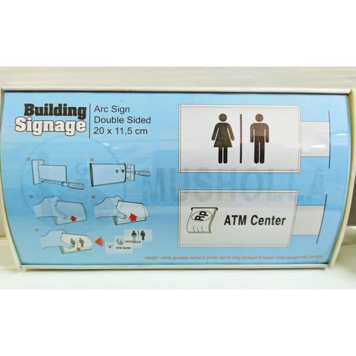 

Papan Informasi Building Signage Double Side Horizontal 11.5 cm x 20 cm ATK
