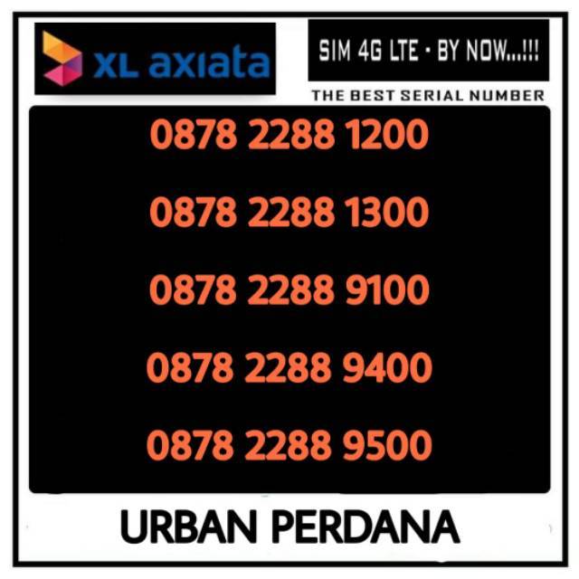 Nomer perdana nomor perdana cantik XL 4G rapih