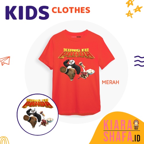 Kiarashafa - Baju Anak / Kaos Anak Kungfu Panda