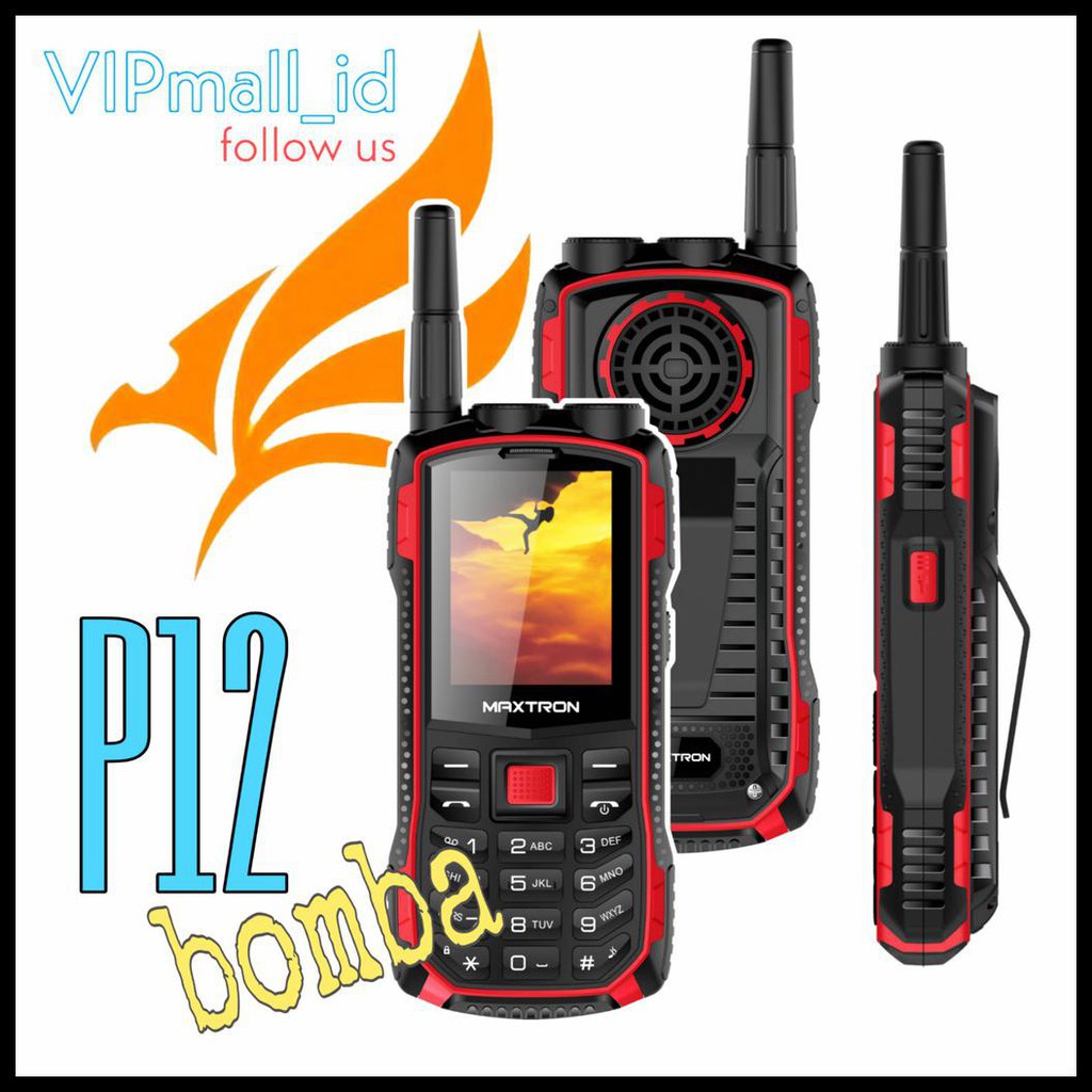 Cod Aktif]] Maxtron P12 Bomba - Hp Outdoor 2,4" - Hp Maxtron - Hp Gunung Terbaru Kode 1402