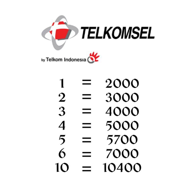 Pulsa Telkomsel 2000
