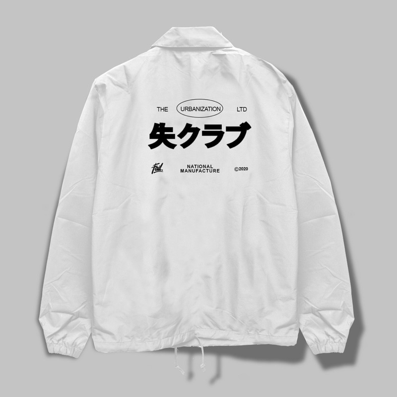 FAIlOFFICIAL COACH JACKET - URBAN THEORY 02 WHITE