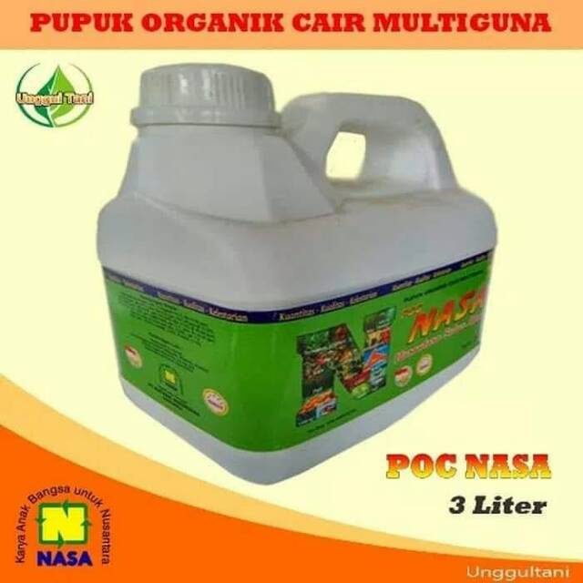 NSB / POC NASA 3 LITER - PUPUK NASA-PUPUK ORGANIK CAIR POC NASA 3 LITER / ORIGINAL NASA