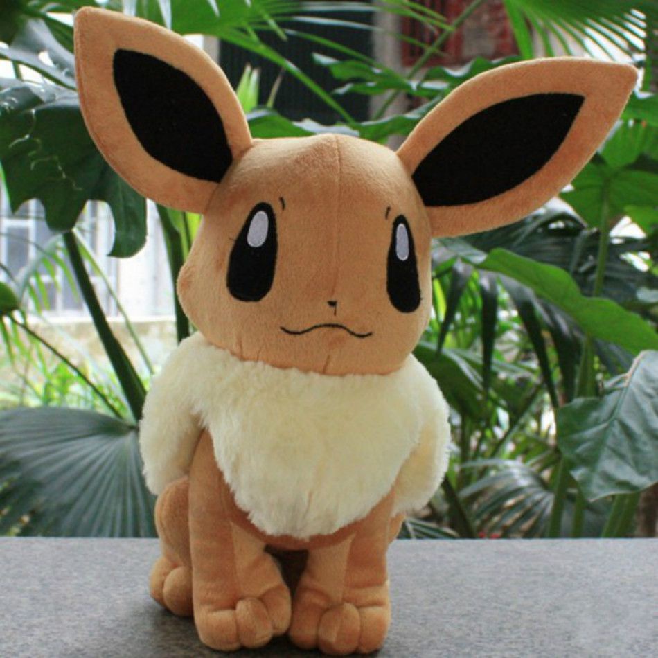 20cm POKEMON Plush toy doll 8inches Eevee Q version children's plush doll toy doll Stuffed Toys