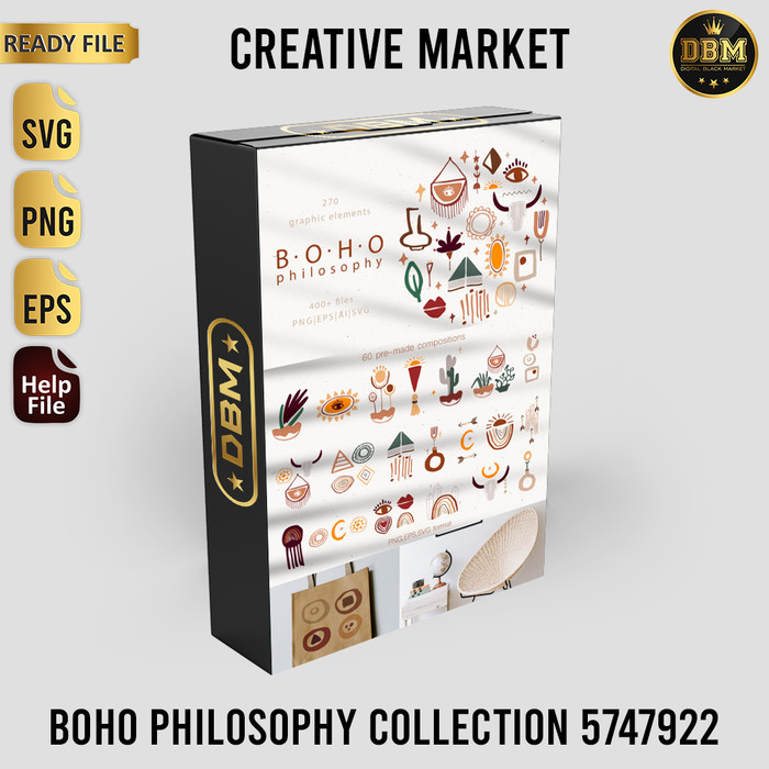 Boho Philosophy Collection - Vector Designs