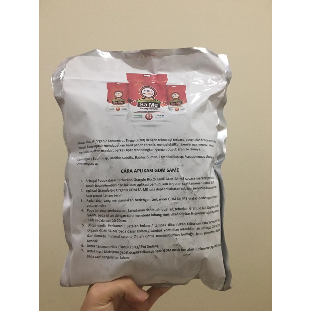 PUPUK GDM SAME GRANULE KEMASAN REPACK 1KG