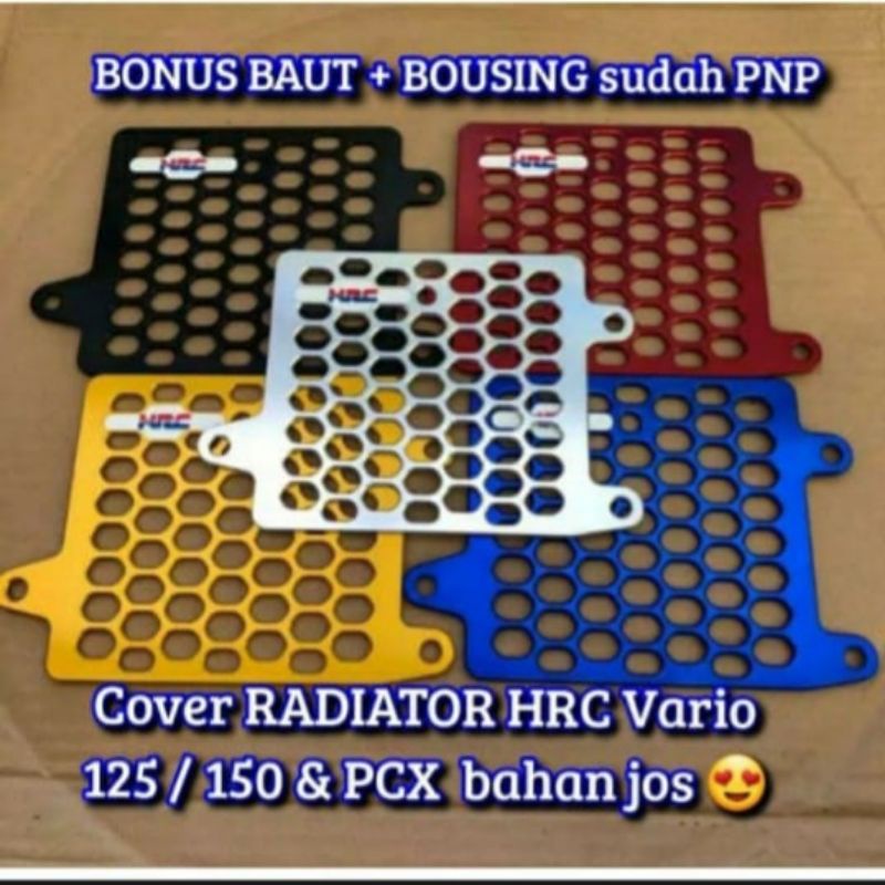 Cover Tutup Radiator CNC VARIO 125 VARIO 150 PCX