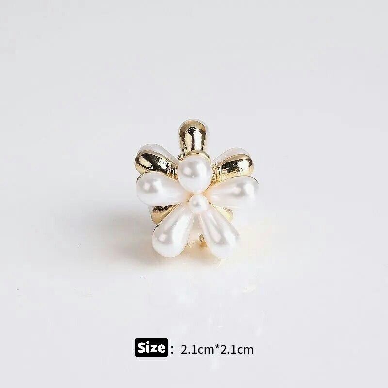 Jepit rambut Korea bunga plum kecil