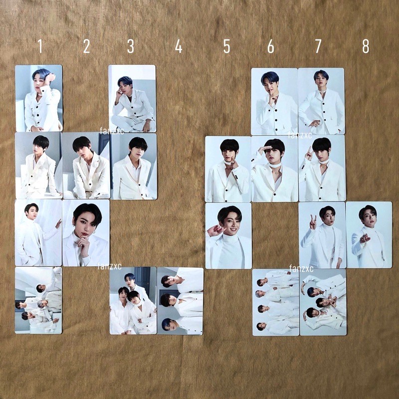 BTS BangBangCon BBC Mini Photocard PC — JIMIN V JUNGKOOK UNIT