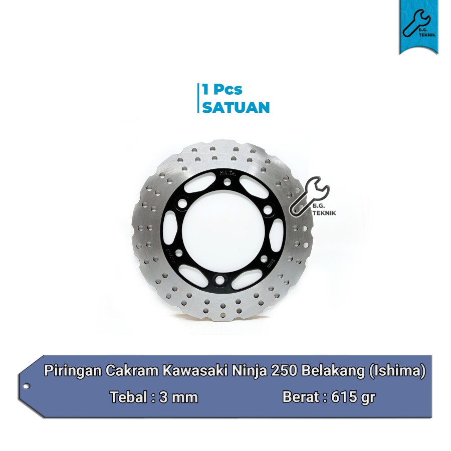 Piringan Cakram NINJA 250 Depan / Belakang - Ishima