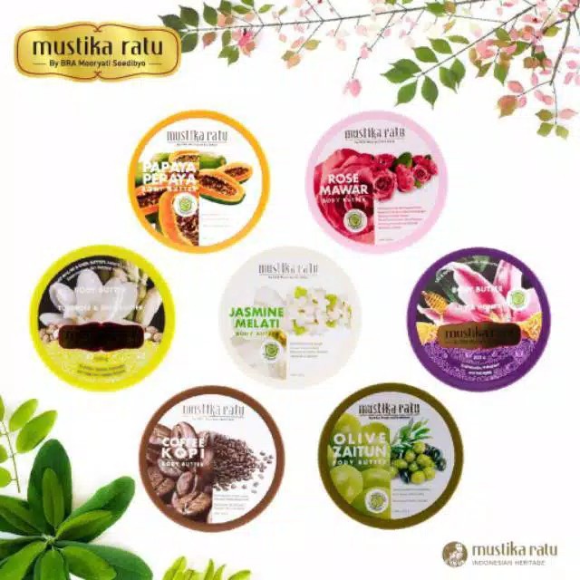 MUSTIKA RATU Body Butter &amp; Body Scrub Series 200ml