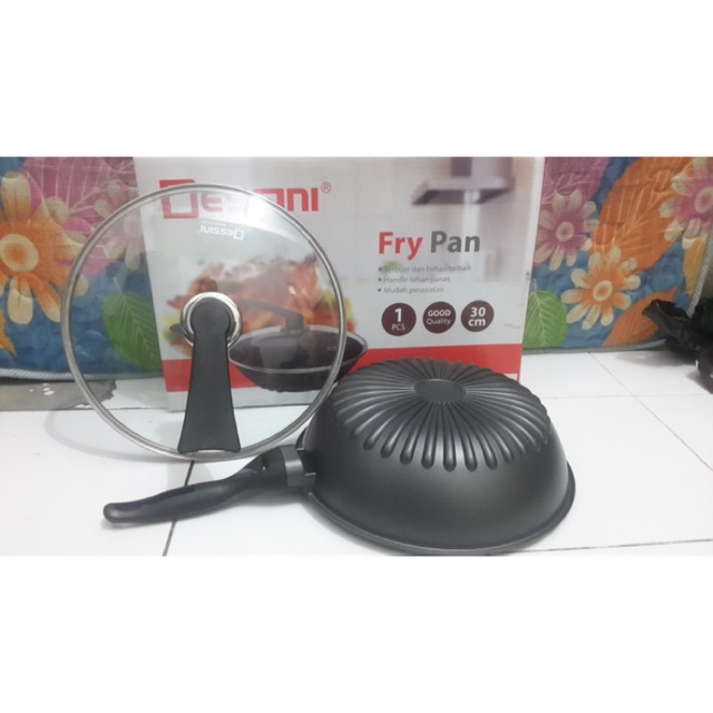 Panci fry pan dessini 30cm/Teflon/Teflon anti lengket