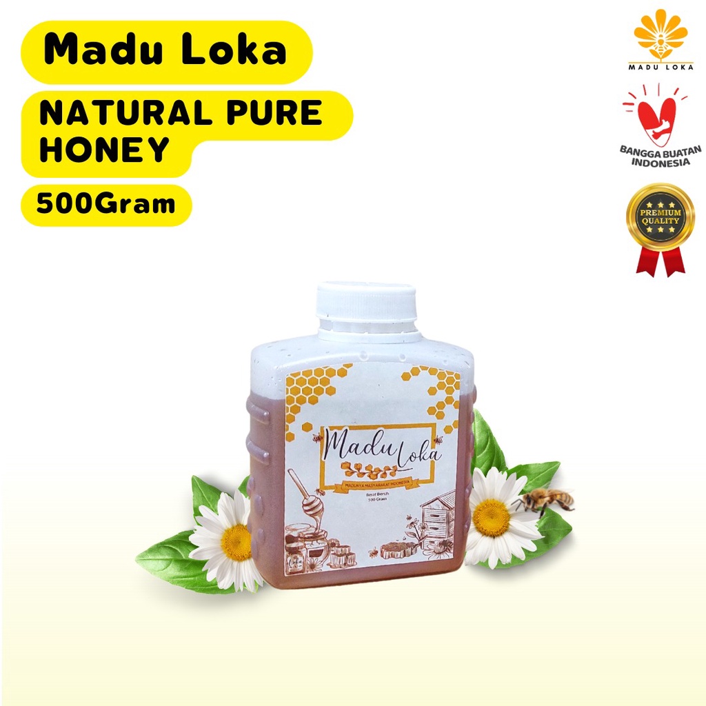 

Madu Murni Asli - Madu Loka 500gr Natural Pure Honey