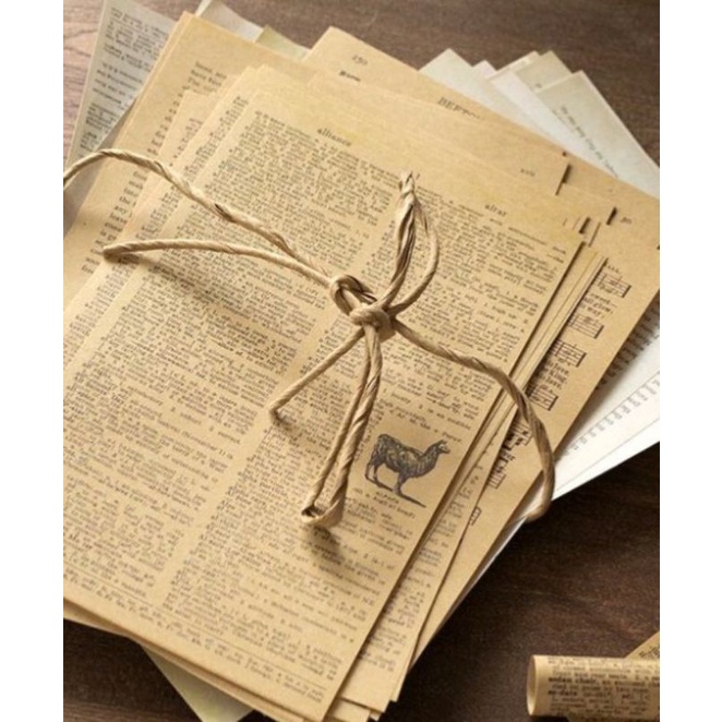 

[3- 5 Lembar Vintage Old Paper Jurnal ]