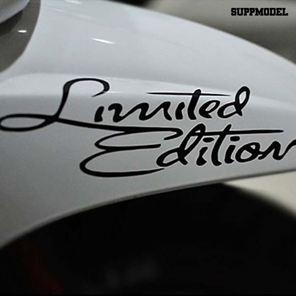 Supmodel Stiker Motif Tulisan Limited Edition Untuk Dekorasi Mobil / Truk / Motor