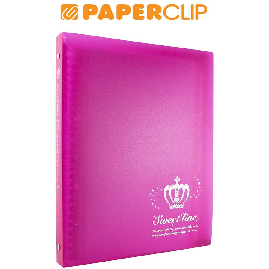 

FILE NOTE B5 MARUMAN SWEET LINE F301-01 RED