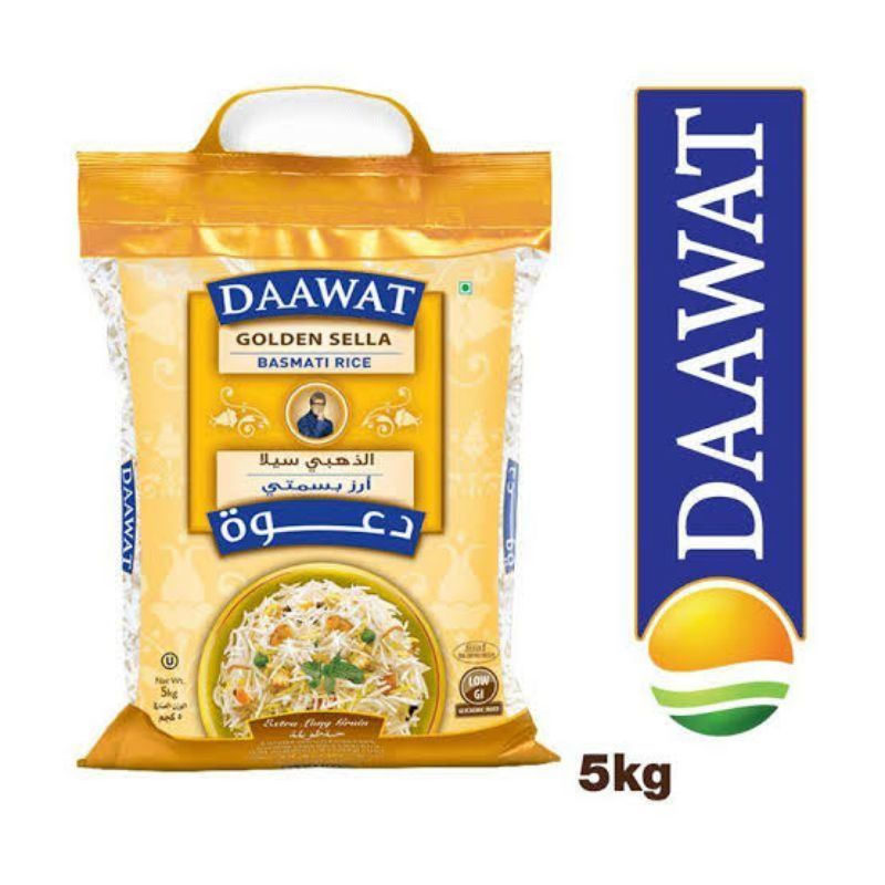 Daawat Beras Basmati Rice Golden Sella Classic 5 kg