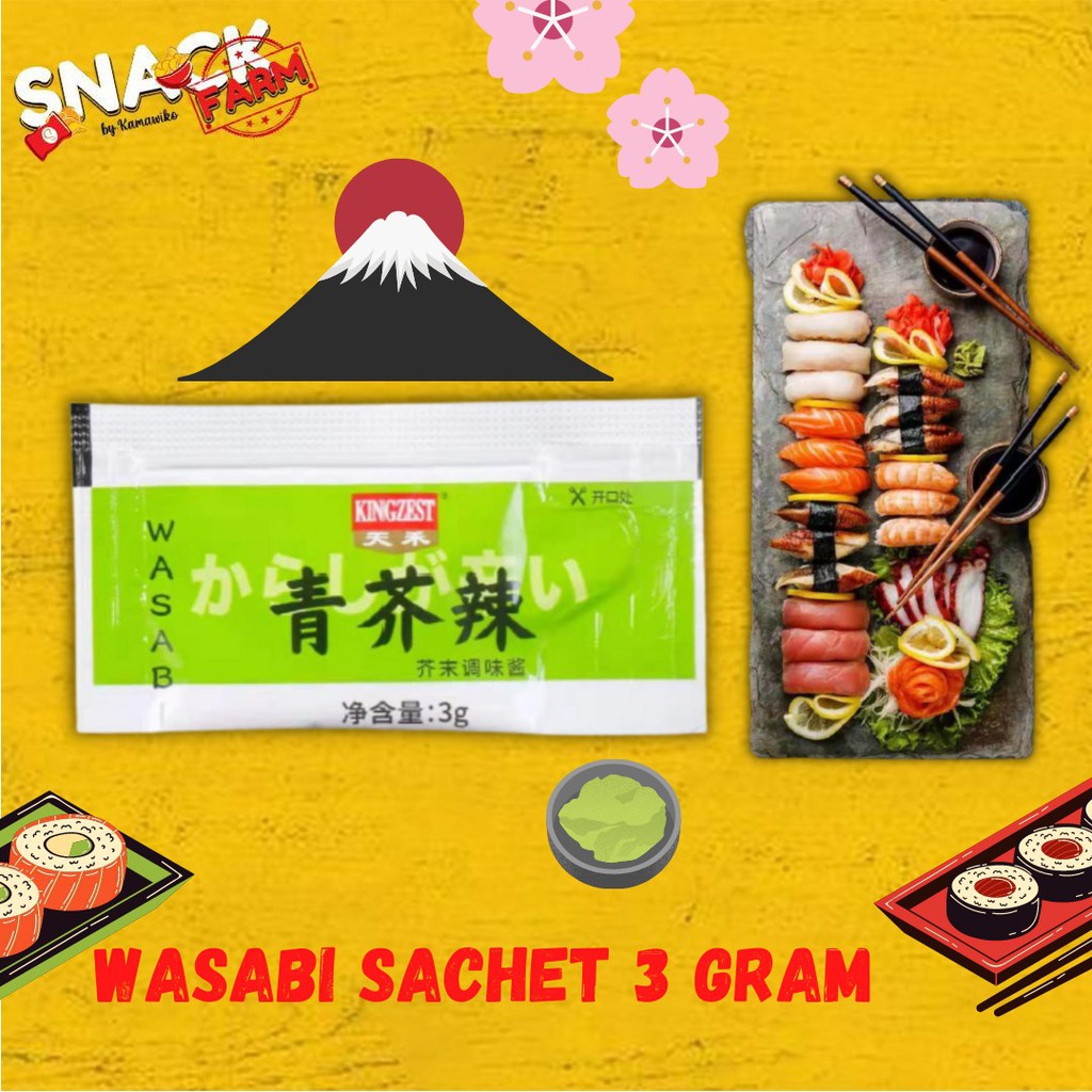 

Wasabi Paste Sachet Halal 3 Gram