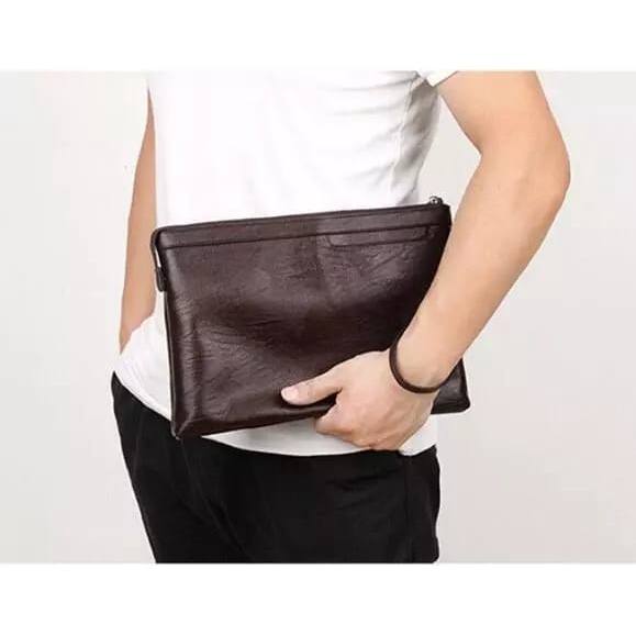 Tas Dompet Kulit Sapi Asli Pria Leather Dompet Import GS11